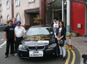 The drivers and campaign team at the launch