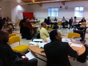 Guests view presentations