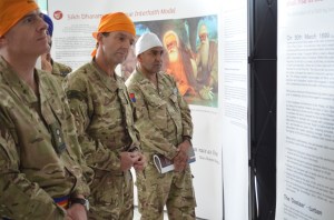 Army learns about the Sikh Dharam (faith) in the Nishkam Anglo-Sikh Heritage Centre