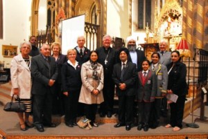 Some of the invited guests at the Vigil (Picture courtesy of St Chad’s Cathedral website)