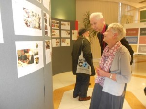 Yann and Ann look at the 24 Spiritual & Moral Dispositions Exhibition