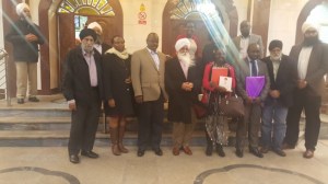 A group photo as the guests depart the Gurudwara