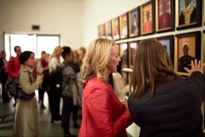 Nicola Green discussing 'The Light Series’, exhibited at Saïd Business School, University of Oxford.