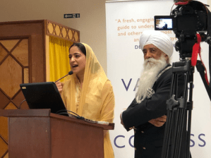 Author Dr. Mandeep Rai & Bhai Sahib Bhai Mohinder Singh 