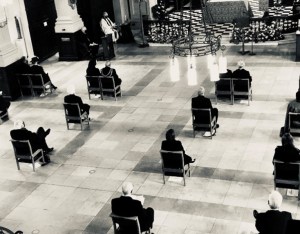 Image courtesy Birmingham Cathedral – a view of the Choral Evensong.