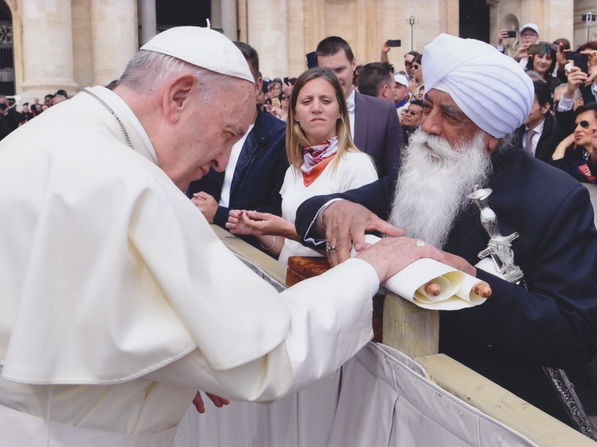 Statement from Bhai Sahib Mohinder Singh from Rome at the funeral of His Holiness Pope&nbsp;Francis