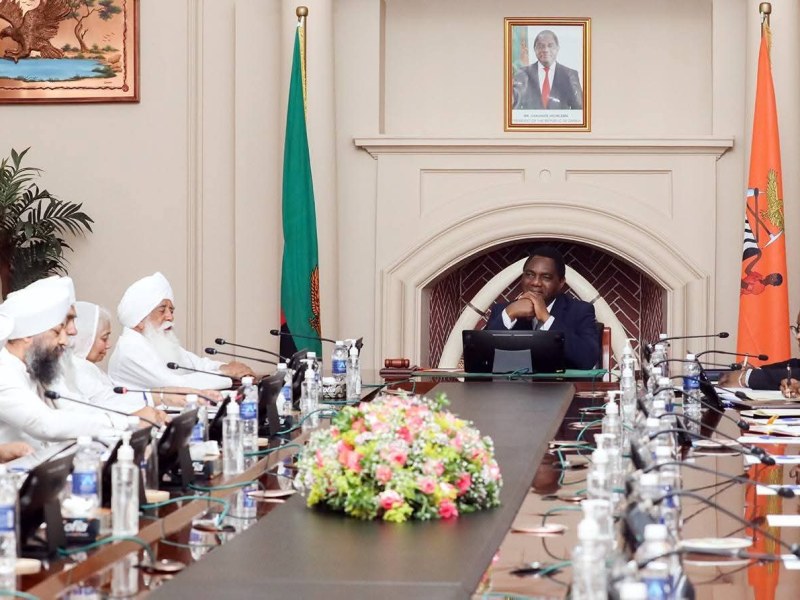 President Hichilema Hails GNNSJ-UK and Welcomes Bhai Sahib in&nbsp;Zambia